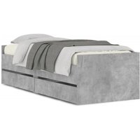 Estructura de Cama con Cajones 100x200 Cm