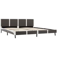 Estructura de Cama de Cuero Sintético 180x200 Cm