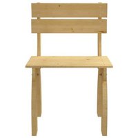 Silla de Jardín de Madera de Pino CFW413168