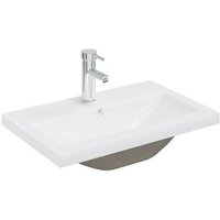 Lavabo de Baño Empotrado Cerámica Blanco 61x39x18 Cm CFW564904 Lavabo de Baño Empotrado Cerámica Blanco 61x39x18 Cm CFW564904