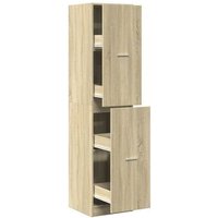 Armario Botiquín Madera Roble Sonoma 40x41x174,5 Cm
