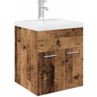Mueble Fregadero Vidaxl con Lavabo y Grifo Empotrados