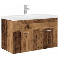 Mueble para lavabo de madera Vieja con lavabo Vidaxl Mueble para lavabo de madera Vieja con lavabo Vidaxl