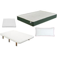 Pack Colchón Viscoelástico Naturvisco con Base Tapizada y Almohada