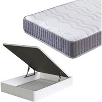 Pack Colchón Viscoelástico + Canapé De Madera Hard 90x190