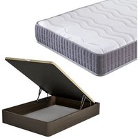 Pack Colchón Viscoelástico + Canapé De Madera Hard 90x190 Factory Colchon