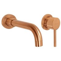 Grifo Empotrado Oculto Rea Lungo Long Brush Cobre