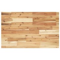 Encimera de Tocador para Baño de Madera de Acacia Vidaxl 60x50x4 Cm