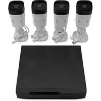 Kit 4 Cámaras de Vigilancia IP con NVR de 8 Puertos PoE y HDD de 1TB