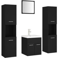 Conjunto de Muebles de Baño Aglomerado Vidaxl