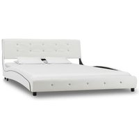 Estructura de Cama de Cuero Sintético 135x190 cm