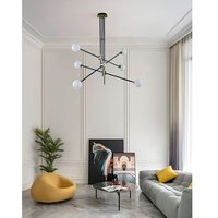Lámpara de Techo Decorativa con 6 Tulipas y Casquillo G9