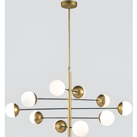 Lámpara de Techo Decorativa con 10 Tulipas G9 1200 mm