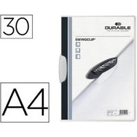 Carpeta Swingclip Dossier Pinza Lateral Y Giratoria Blanco Din A4 Capacidad