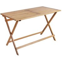 Mesa de Jardín Plegable de Madera de Acacia Rectangular Prossedi (120 x 60 cm)