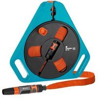 Manguera Gardena Classic Roll-Fix Plana Textil Plástico 15 m