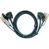 Cable KVM DVI-D / USB / 3.5mm Macho