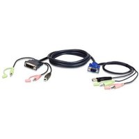 Cable KVM Aten 1.8m (2L-7DX2U) VGA a DVI