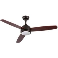 Ventilador de techo con luz 56W 3 aspas 6 velocidades Vermont