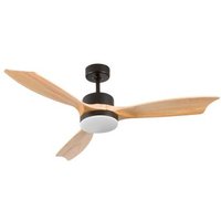 Ventilador de techo con luz 3 aspas 56W 6 velocidades - Nueva York Dayron