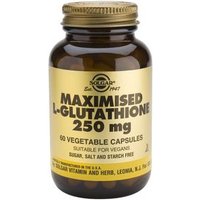 L-Glutatión Maximizado Solgar 250 Mg, 60 Cápsulas