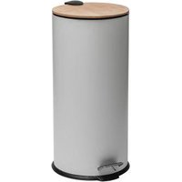 Papelera de Metal Wellhome con Pedal 30L