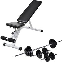 Banco de Entrenamiento con Pesas Vidaxl de 30.5 kg