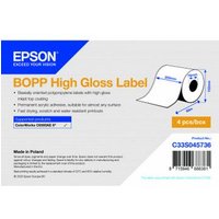 Etiquetas Brillantes Epson C33S045736 Ø 70 Mm (Paquete De 4)