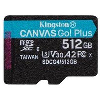 Kingston 512 GB microSDXC Canvas Go Plus Gen4 A2 U3