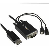 Startech.com Cable Adaptador Displayport a VGA de 2m con Audio