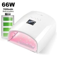 Lámpara Uñas UV LED 66W Recargable Inalámbrica