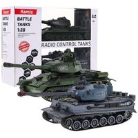 Tanques de Batalla Principales Tiger vs T-34 1:28