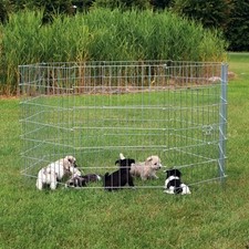 Trixie Natura Welpyren Corral Metálico Galvanizado de 8 Paneles