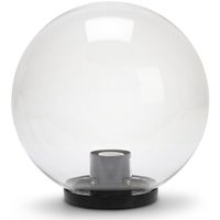 Lámpara Esférica Exterior 250mm PMMA E27 Transparente