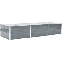 Arriate de Acero Galvanizado Vidaxl 240x80x45 Cm