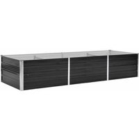 Arriate de Acero Galvanizado Vidaxl 240x80x45 cm