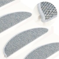 Alfombrillas Autoadhesivas para Escalera Sisal 15 Uds 56x20 Cm