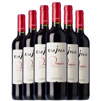 Vino Tinto Emina Pasión Ribera Roble 75 Cl (Pack 6)