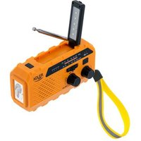 Radio Solar Portátil Adler AD1197 AM/FM con Dinamo y Cargador USB