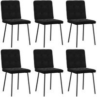 Sillas de Comedor de Terciopelo - Vidaxl (6 Unidades)