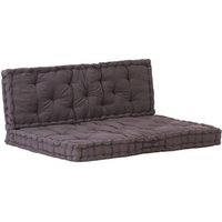 Cojines para muebles de palets 2 unidades algodón Vidaxl