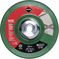 Disco de Lija Rubi 32937 Grano 50/60 Ø125 mm