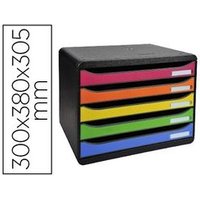 Fichero Cajones Sobremesa Exacompta Big-box Plus 5 Cajones
