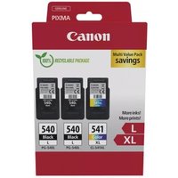Canon 5224b017 - Cartucho de tinta original (Negro, Cian, Magenta, Amarillo) - Paquete de 2