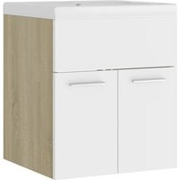 Mueble con lavabo de madera Vidaxl