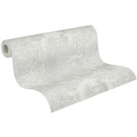 Papel Pintado A.s. Création Barroco Gris Y Blanco - As-376541