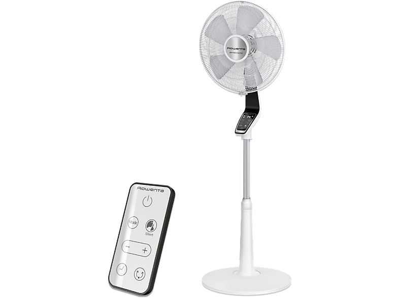 Ventilador de pie Rowenta Turbo Silence Extreme VU5690F0 34W 1.4m 70m³/min 14 velocidades control remoto