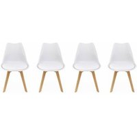 Silla Escandinava Nils con Patas de Madera