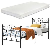 Cama de Metal Apolda con Colchón (90 x 200 cm) Cama de Metal Apolda con Colchón (90 x 200 cm)