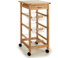 Carrito Verdulero Con Cajón Y 3 Cestas